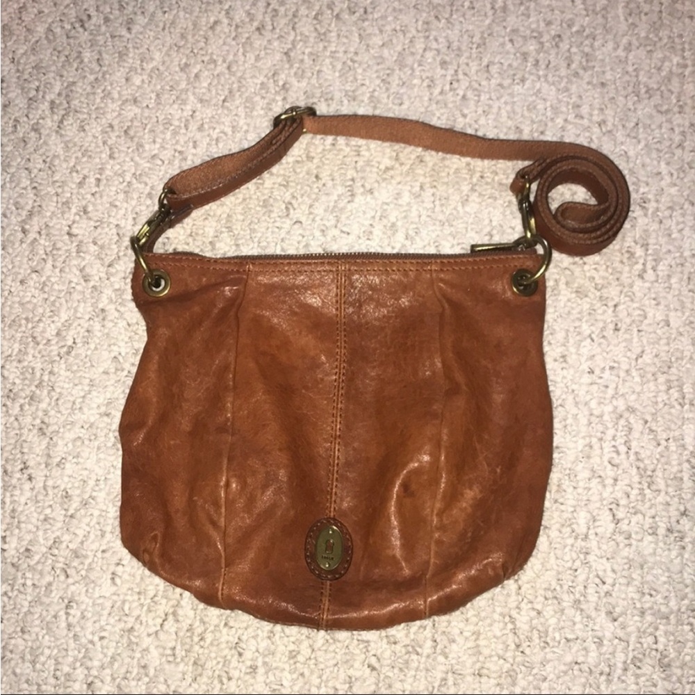 brown fossil bag